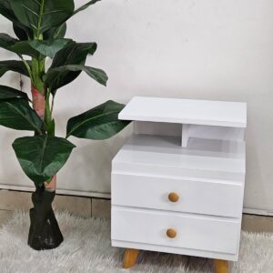 Nochero Colmuebles - Armenia. Botones en madera, decora tu habitación.